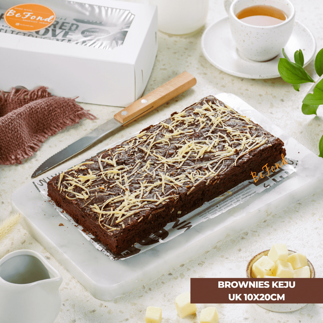 Brownies Panggang Top Keju