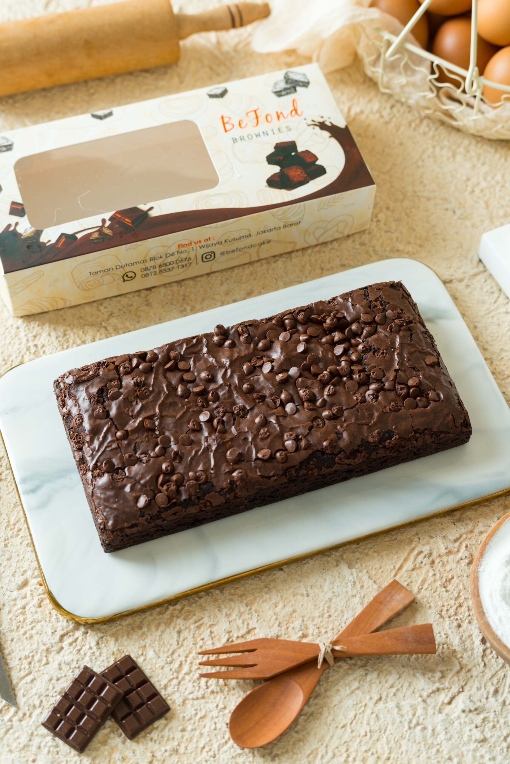 Brownies Panggang Top Chocochips